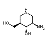 CAS#: 443649-04-5， (3S,4R,5R)-3-Amino-5-(Hydroxymethyl)-4-Piperidinol