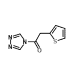 CAS 登录号：443676-57-1， 2-(2-噻吩基)-1-(4H-1,2,4-三唑-4-基)乙酮