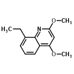 CAS 登录号：443687-63-6， 8-乙基-2,4-二甲氧基喹啉