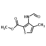 CAS#: 443762-03-6， Methyl 3-Formamido-4-Methyl-2-Thiophenecarboxylate