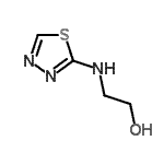 CAS 登录号：4439-40-1， 2-(1,3,4-噻二唑-2-基氨基)乙醇