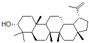 CAS 登录号：4439-99-0， 羽扇豆醇