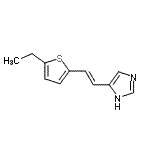 CAS#: 443923-56-6， 4-[(E)-2-(5-Ethyl-2-Thienyl)Vinyl]-1H-Imidazole