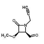 CAS 登录号：444083-06-1， (2R,3R)-3-甲氧基-4-氧代-1-(2-丙炔-1-基)-2-吖丁啶甲醛