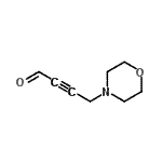 CAS 登录号：4441-32-1， 4-(4-吗啉基)-2-丁炔醛