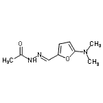 CAS 登录号：444674-29-7， N'-{(E)-[5-(二甲基氨基)-2-呋喃基]亚甲基}乙酰肼