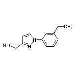 CAS 登录号：445303-79-7， [1-(3-乙基苯基)-1H-吡唑-3-基]甲醇
