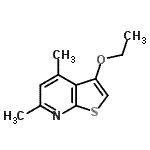 CAS 登录号：445390-84-1， 3-乙氧基-4,6-二甲基噻吩并[2,3-b]吡啶