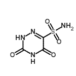 CAS 登录号：446268-23-1， 3,5-二氧代-2,3,4,5-四氢-1,2,4-三嗪-6-磺酰胺
