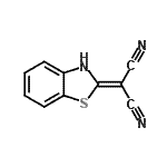 CAS 登录号：4464-52-2， 1,3-苯并噻唑-2(3H)-亚基丙二腈
