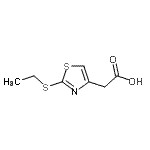 CAS 登录号：446827-11-8， [2-(乙硫基)-1,3-噻唑-4-基]乙酸