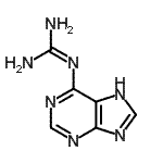 CAS 登录号：446839-81-2， 2-(7H-嘌呤-6-基)胍