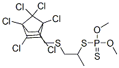 CAS 登录号：4470-23-9， 二硫代磷酸 S-[2-[[(1,4,5,6,7,7-六氯降冰片-5-烯-2-基)甲基]硫代]-1-甲基乙基] O,O-二甲酯