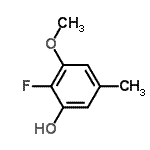 CAS 登录号：447462-92-2， 2-氟-3-甲氧基-5-甲基苯酚