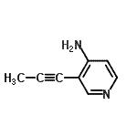 CAS 登录号：449173-27-7， 3-(1-丙炔-1-基)-4-吡啶胺