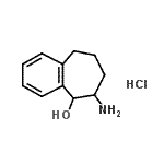 CAS 登录号：450368-19-1， 6-氨基-6,7,8,9-四氢-5H-苯并[7]轮烯-5-醇盐酸盐(1:1)