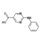 CAS 登录号：450368-25-9， 2-苯胺基-5-嘧啶羧酸