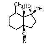 CAS#: 450406-27-6， (1R,3aR,7aS)-1-Hydroxy-1-methyl-7-methyleneoctahydro-3aH-indene-3a-carbonitrile