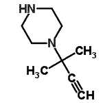 CAS 登录号：451494-40-9， 1-(1,1-二甲基丙-2-炔基)哌嗪