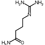 CAS 登录号：4534-62-7， 4-亚氨基甲酰胺基丁酰胺