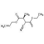 CAS#: 454685-95-1， 4-Allyl 1-Ethyl (3S)-2-Cyano-3-Methylsuccinate