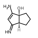 CAS 登录号：455893-05-7， (3aR,6aS)-4-氨基-6-亚氨基-2,3,6,6A-四氢-3A(1H)-二并环戊烯并l