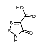 CAS 登录号：45654-48-6， 4-羟基-1,2,5-噻二唑-3-羧酸