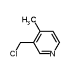 CAS 登录号：45658-41-1， 3-(氯甲基)-4-甲基吡啶