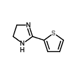 CAS 登录号：45753-18-2， 2-(2-噻吩基)-4,5-二氢-1H-咪唑