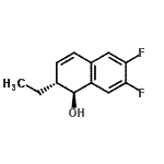 CAS 登录号：457625-23-9， (1S,2R)-2-乙基-6,7-二氟-1,2-二氢-1-萘酚