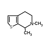 CAS 登录号：45859-46-9， 6,7-二甲基-4,5,6,7-四氢噻吩并[2,3-c]吡啶