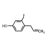 CAS 登录号：459432-61-2， 4-烯丙基-3-氟苯酚
