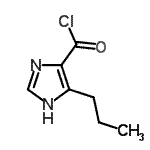 CAS 登录号：459432-76-9， 5-丙基-1H-咪唑-4-甲酰氯
