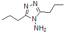 structure of CAS# 46054-70-0, 3,5-Dipropyl-4H-1,2,4-Triazol-4-Amine;3,5-DI-N-PROPYL-1,2,4-TRIAZOL-4-YLAMINE;4-AMINO-3,5-DIPROPYL-4H-1,2,4-TRIAZOLE;4-Amino-3,5-Dipropyl-4H-1,2,4-Trizole