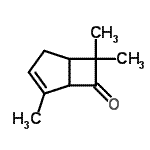 CAS 登录号：4613-37-0， 4,7,7-三甲基双环[3.2.0]庚-3-烯-6-酮