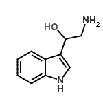 CAS 登录号：46168-27-8， 2-氨基-1-(1H-吲哚-3-基)乙醇