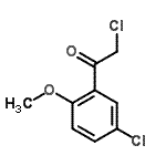 CAS 登录号：46173-06-2， 2-氯-1-(5-氯-2-甲氧基苯基)乙酮