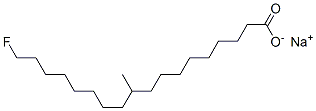 CAS 登录号：462-16-8， 18-氟-10-甲基十八烷酸钠盐