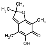 CAS 登录号：462091-99-2， 5-羟基-2,2,4,7-四甲基-1-苯并呋喃-6(2H)-酮