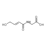 CAS 登录号：463320-35-6， N-[(2E)-4-羟基-2-丁烯酰]甘氨酸