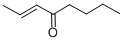 structure of CAS# 4643-27-0, 2-Octen-4-One;(2E)-2-Octen-4-One;Zinc02600020;2-Octen-4-One