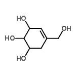 CAS 登录号：464918-85-2， 5-(羟基甲基)-4-环己烯-1,2,3-三醇