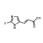 CAS 登录号：464924-55-8， (2E)-3-(2-氟-1H-咪唑-5-基)丙烯酸