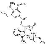 CAS 登录号:466-57-9, (2xi,19E)-阿义马-19-烯-17-基3,4,5-三甲氧基苯甲酸酯