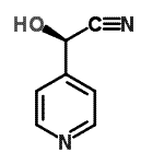 CAS 登录号：466686-68-0， (2R)-羟基(4-吡啶基)乙腈