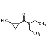 CAS 登录号：467426-62-6， (1R,2S)-N,N-二乙基-2-甲基环丙烷甲酰胺