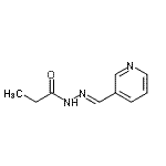 CAS 登录号：467445-67-6， N'-[(E)-3-吡啶基甲基烯]丙酰肼