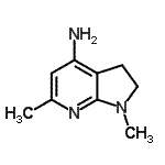 CAS 登录号：468092-30-0， 1,6-二甲基-2,3-二氢-1H-吡咯并[2,3-b]吡啶-4-胺