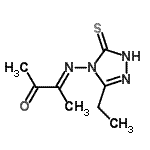 CAS#: 468753-38-0， (3E)-3-[(3-Ethyl-5-Thioxo-1,5-Dihydro-4H-1,2,4-Triazol-4-Yl)Imino]-2-Butanone