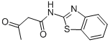 结构式 CAS# 4692-94-8, N-(2-苯并噻唑基)-乙酰乙酰胺
